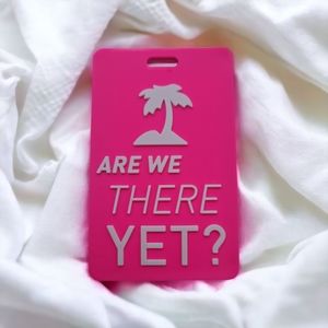 "Are We There Yet" Luggage Tag
